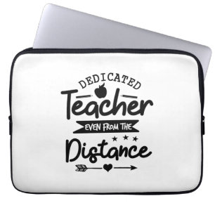 Distanz des Lehrers Laptopschutzhülle