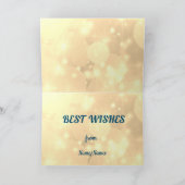 Distanz Happy Birthday Daughter Card Karte (Innenseite)