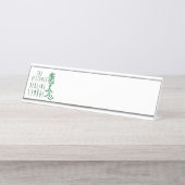 Distanzheilung Reiki-Symbol Schreibtischnamensplakette (Vorderseite )