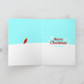 Distanzschnur Feiertagskarte (Innenseite)