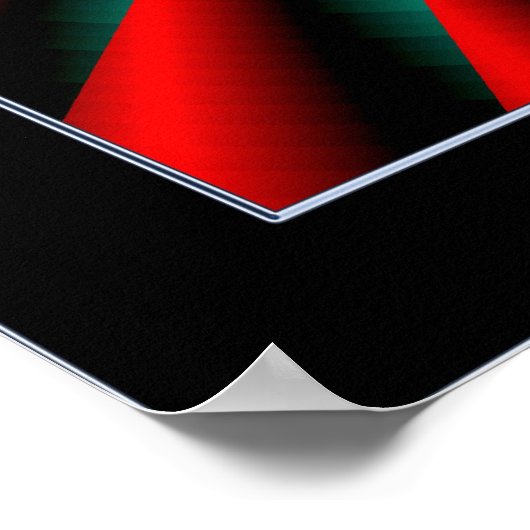 Distanztiefe Wahrnehmung Poster (Ecke)