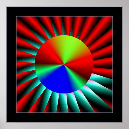 Distanztiefe Wahrnehmung Poster (Vorne)