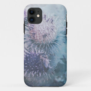 Distel Blüte Winterlich iPhone 11 Hülle