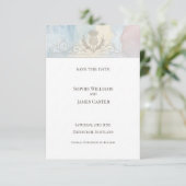 Distel-Eisentor Save-the-Date-Karte Save The Date (Stehend Vorderseite)