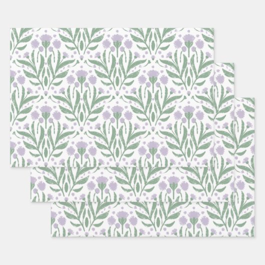 Distel-Geschenkpapierbögen Geschenkpapier Set (Set)