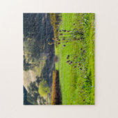 Distel in einem Weinberg Puzzle (Vertikal)