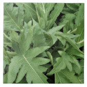 Distel-Laubwerk Fliese (Vorderseite)