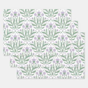 Distel-Mauspad Geschenkpapier Set
