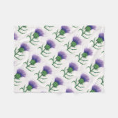 Distel mit einer Drehung von Tartan Fleecedecke (Vorderseite (Horizontal))