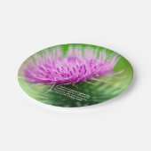 Distel und Selkirk Anmut-Pappteller Pappteller (Schrägansicht)