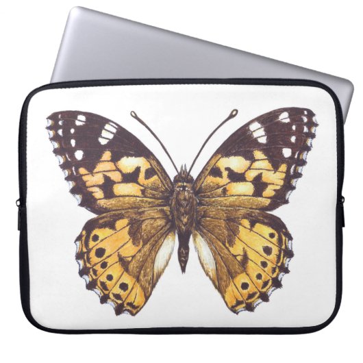 Distelfalter Laptopschutzhülle (Vorderseite)