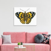 Distelfalter Leinwanddruck (Insitu (Wohnzimmer))