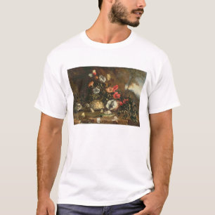 Disteln, Blumen, Reptilien und Schmetterlinge dazu T-Shirt