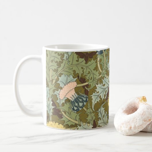Disteln und Zikaden Kaffeetasse (Mit Donut)
