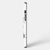 Distelveilchenblüten iPhone Hülle (Linke Seite)