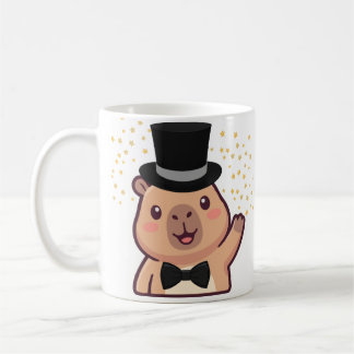 Distinguished Gentleman Capybara Mug with Top Hat Kaffeetasse