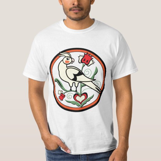 Distlefink Cockatiel T-Shirt (Vorderseite)