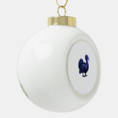 Distopian Türkei Erntedank Design Classic T-Shi Keramik Kugel-Ornament (Links)