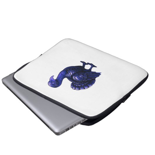 Distopian Türkei Erntedank Design Classic T-Shi Laptopschutzhülle (Vorne Knopf)