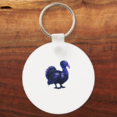 Distopian Turkey Thanksgiving Design Classic T-Shi Schlüsselanhänger (Vorderseite)