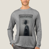DISTORTED – Minimal Aesthetic Blurred Face Art | Tri-Blend Shirt (Vorderseite)