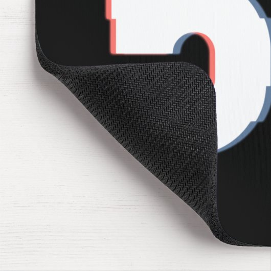 Distorted Reality Alert for 5G Danger Mousepad (Ecke)