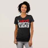 distortedkicks02-red&white T-Shirt (Vorne ganz)