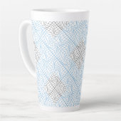 Distortion Wireframe 10 BBK.W White BG Milchtasse (Linke Ecke)
