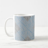 Distortion Wireframe 10 BK.W OffWhite BG Kaffeetasse (Links)