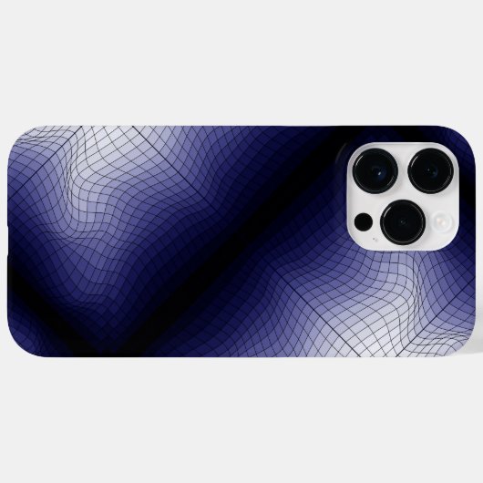 Distortion Wireframe.C01.GBluex4 Case-Mate iPhone Hülle (Rückseite (Horizontal))