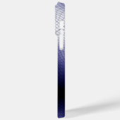 Distortion Wireframe.C01.GBluex4 Case-Mate iPhone Hülle (Rückseite / Links)