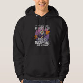 Distracted By Aerospace Engineering Engineer Graph Hoodie (Vorderseite)