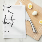 Distracted Gardener Boho Floral Niedliche Pflanze Geschirrtuch (Viertel Falte)