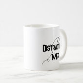 Distracted? Me? ADHD Funny Mug Kaffeetasse (VorderseiteRechts)