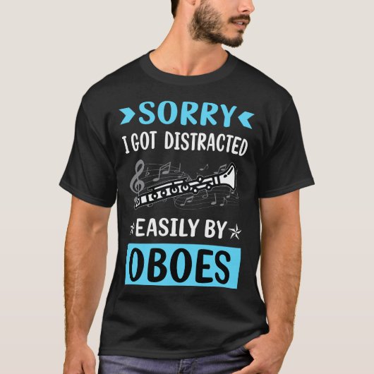 Distracted Oboe T-Shirt (Vorderseite)