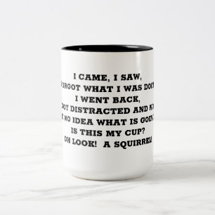 "DISTRACTED"-TASSE ZWEIFARBIGE TASSE