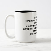 "DISTRACTED"-TASSE ZWEIFARBIGE TASSE (Links)