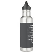 "DISTRAKTIERE" FLASCHE EDELSTAHLFLASCHE (Links)