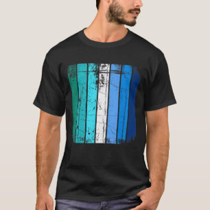 Distresierter Retro LGBT Gay Flag Lgbtq Pride Mona T-Shirt