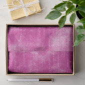 Distresiertes Hot-Pink-Skript Seidenpapier (Geschenk)