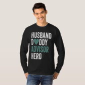 Distressed Advisor  Husband Daddy Advisor Hero T-Shirt (Vorne ganz)