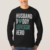 Distressed Advisor  Husband Daddy Advisor Hero T-Shirt (Vorderseite)