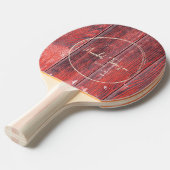Distressed Barn Boards Name in Drawn Circle  Tischtennis Schläger (Vorderseite)