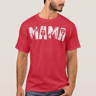 Distressed Best Mama Ever Guitar Lover Guitarist  T-Shirt