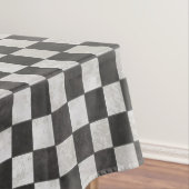 Distressed Checkerboard Pattern Tischdecke (Beispiel)