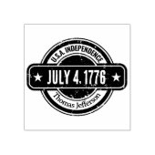 Distressed Custom Independence U.S. History Dates Gummistempel (Prägung)