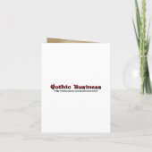 Distressed Damask Gothic Grunge Wedding RSVP Einladung (Rückseite)