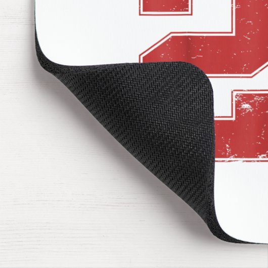 Distressed December 25  Mousepad (Ecke)