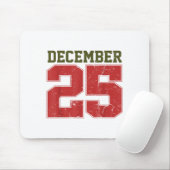 Distressed December 25  Mousepad (Mit Mouse)