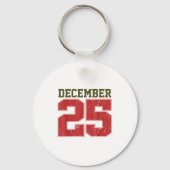 Distressed December 25  Schlüsselanhänger (Vorderseite)